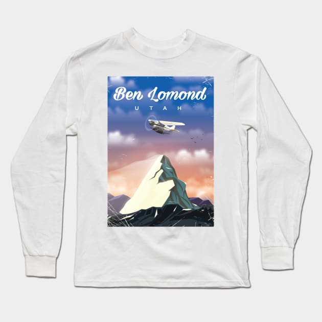 Ben Lomond Utah Long Sleeve T-Shirt by nickemporium1